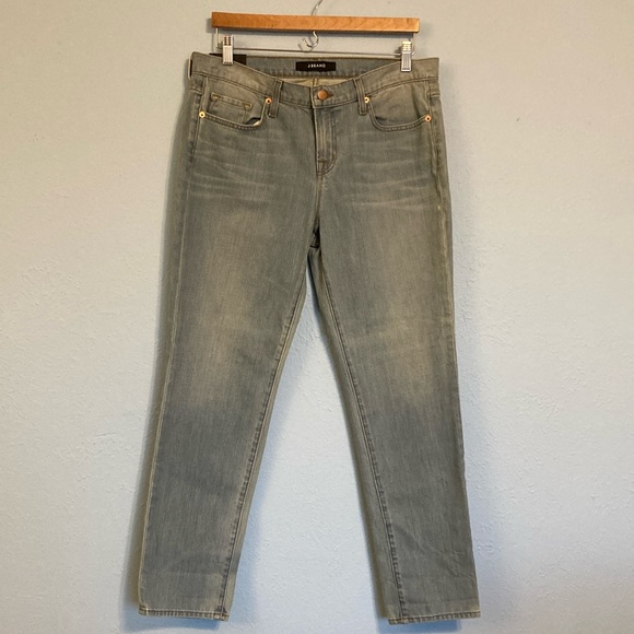 J Brand Womens Size 29 Aidan Slouchy Boyfriend Meadow Denim Blue Jeans - Picture 3 of 15